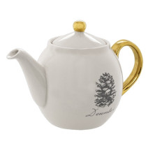 Maria Teapot, White, Stoneware Bloomingville