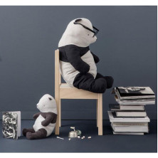 Panda grand peluche lin - Maileg - Inspirations d'Intérieurs