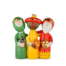 Figurine 3 rois mages Crèche Happy Eternity Baby - Alessi - Inspirations d'Intérieurs