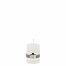 Rustic paraffin candle off white 6 cm  -Lene Bjerre- Inspirations d'Intérieurs