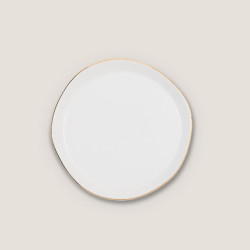 Assiette Good Morning D7 cm BLANC - Urban Nature Culture - Inspirations d'Intérieurs