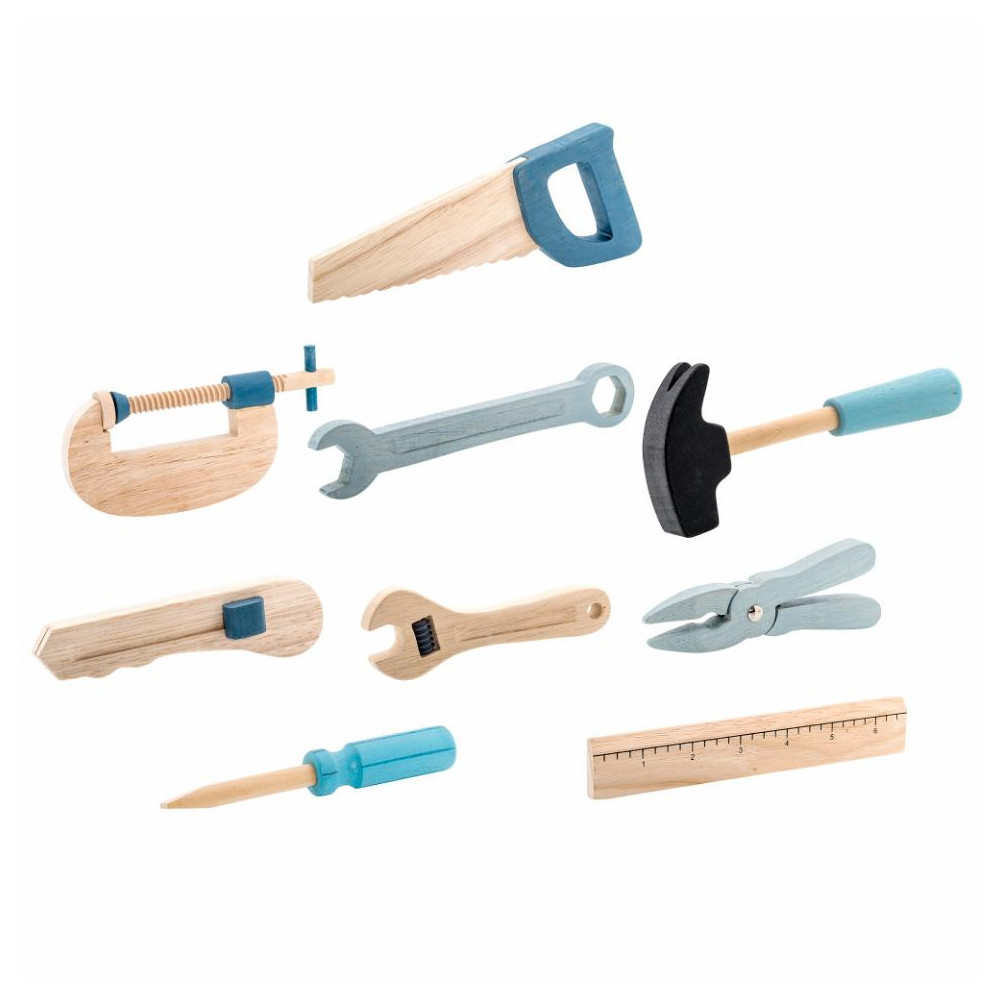 Set caisse à outils bricoleur en bois - Bloomingville - Inspirations d'Intérieurs