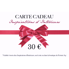 Carte cadeau 30 € - Inspirations d'Intérieurs