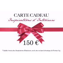 Carte cadeau 150 € - Inspirations d'Intérieurs