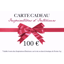 Carte cadeau 100 € - Inspirations d'Intérieurs