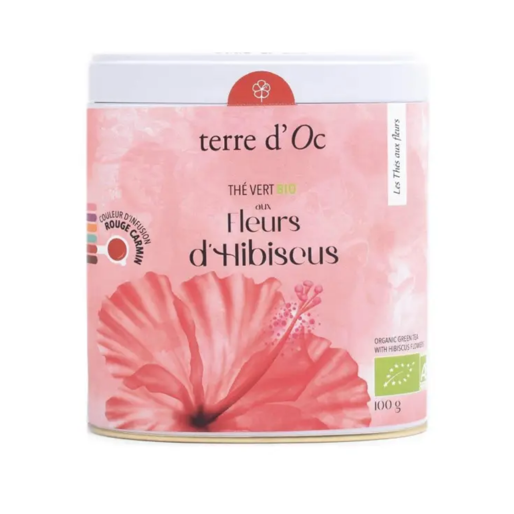 Thé Vert à l'Hibiscus Terre D'oc - Inspirations d'Intérieurs