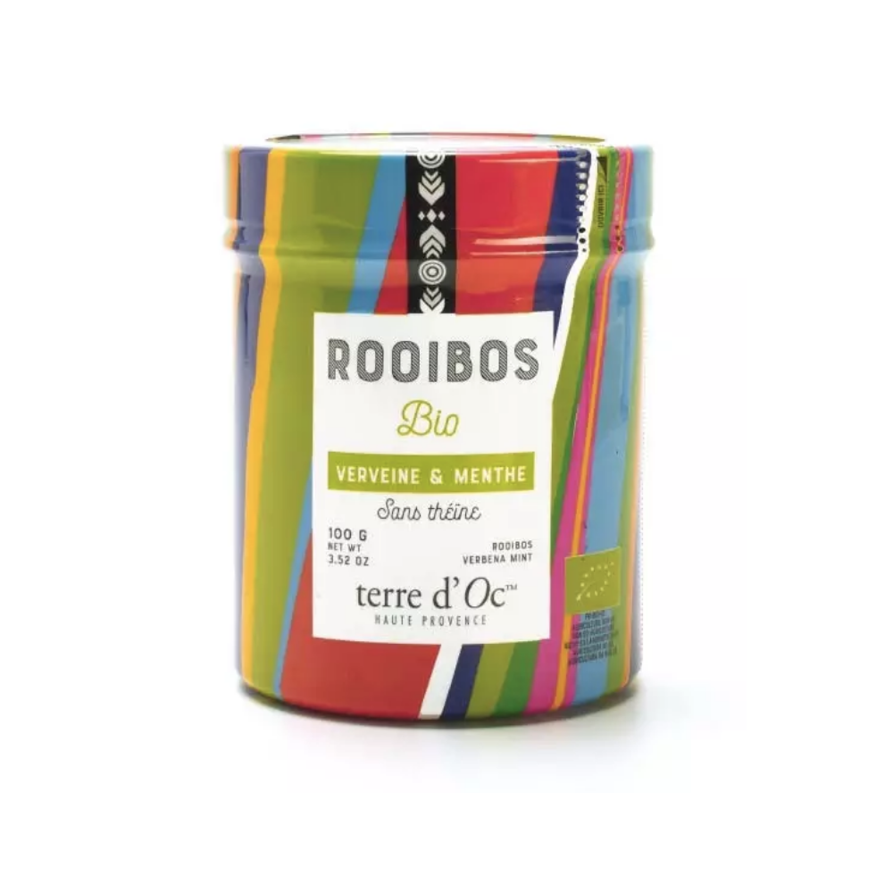 Rooibos bio verveine menthe poivrée Terre D'oc - Inspirations d'Intérieurs