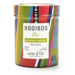 Rooibos bio verveine menthe poivrée Terre D'oc - Inspirations d'Intérieurs