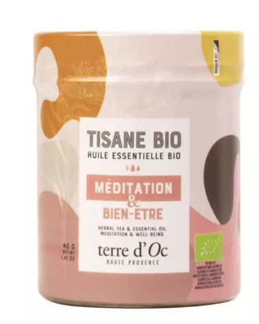 Tisane bio méditation Terre D'oc - Inspirations d'Intérieurs