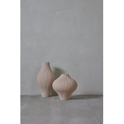 Vase Esmia décoration H50 cm. poudré non émaillé - Inspirations d'Intérieurs