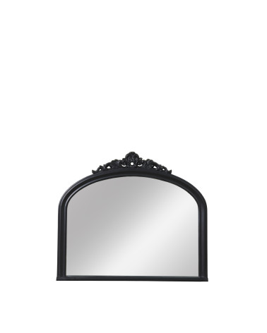 Petit miroir Hélène H108xW91 cm noir - Inspirations d'Intérieurs