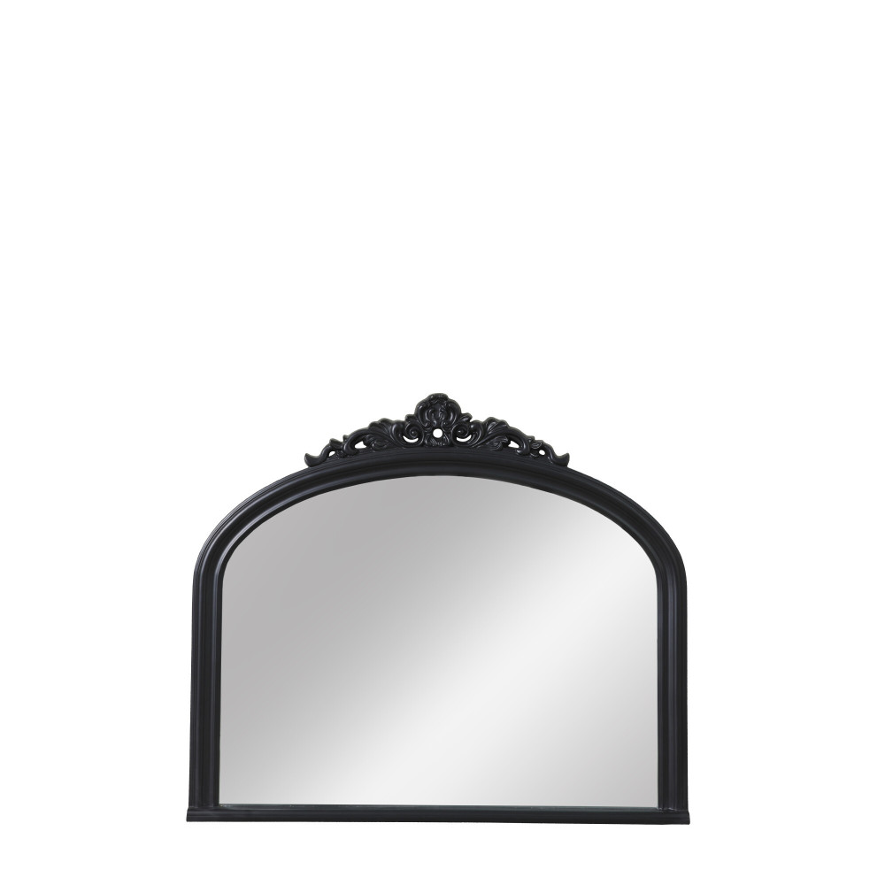 Petit miroir Hélène H108xW91 cm noir - Inspirations d'Intérieurs