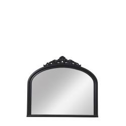 Petit miroir Hélène H108xW91 cm noir - Inspirations d'Intérieurs