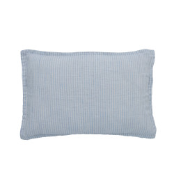 Coussin Fiona 60x40 cm bleu clair - Inspirations d'Intérieurs