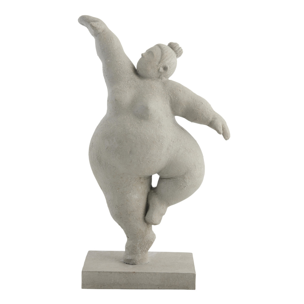 Sculpture Serafina H28.8 cm. gris -Inspirations d'Intérieurs