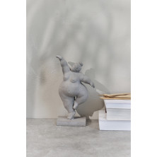 Sculpture Serafina H28.8 cm. gris -Inspirations d'Intérieurs