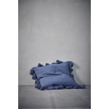 Coussin Feminia 60x60 cm. bleu - Inspirations d'Intérieurs