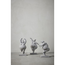 Sculpture Serafina H28.8 cm. gris -Inspirations d'Intérieurs