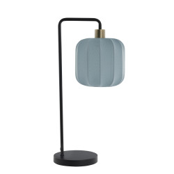 Lampe à poser Sashie H58x28 cm Noir et Bleu - Inspirations d'Intérieurs