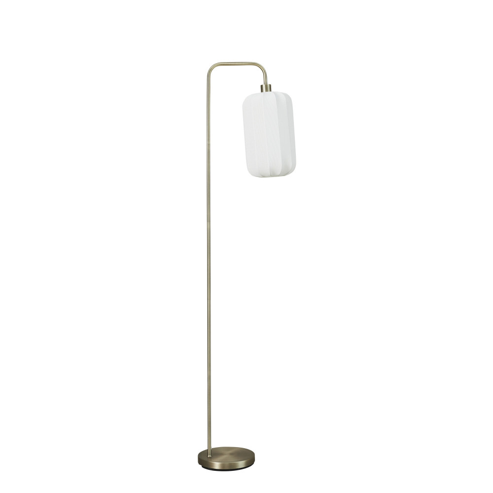 Lampadaire Sashie 33x20 cm. Blanc - Inspirations d'Intérieurs