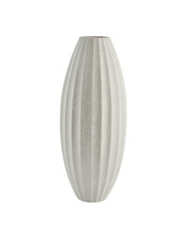 Vase Décoratif Esme  H51 cm. blanc cassé - Inspirations d'Intérieurs