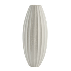 Vase Décoratif Esme  H51 cm. blanc cassé - Inspirations d'Intérieurs