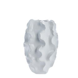 Vase Sannia 25 x 35H x 25 cm blanc Taille Moyenne - Inspirations d'Intérieurs