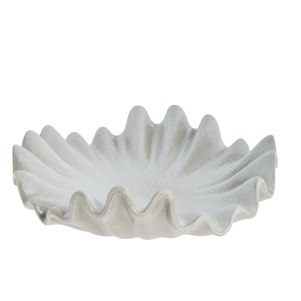 Plat coupe de présentation Viola Ø33.5 cm. blanc - Inspirations d'Intérieurs