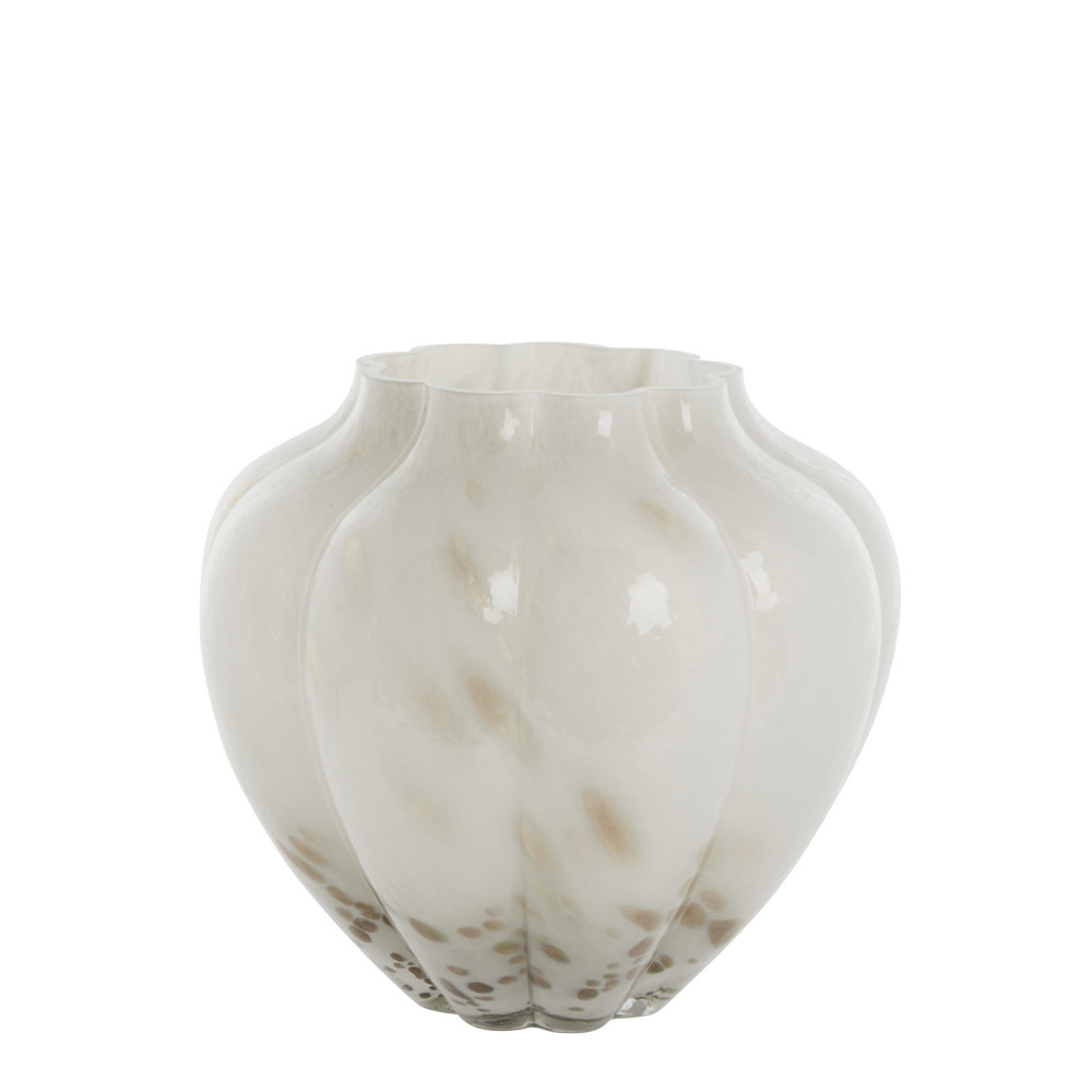 Mara vase 24.5x24.5 cm. Gris argenté - Inspirations d'Intérieurs